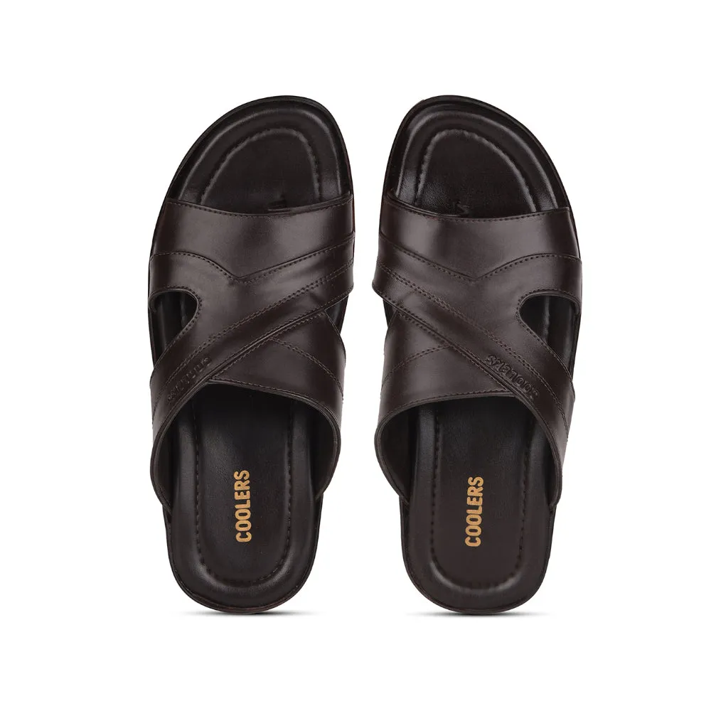 Coolers By Liberty COOL99-91 Pantoufles Décontractées Pour Hommes - Marron
