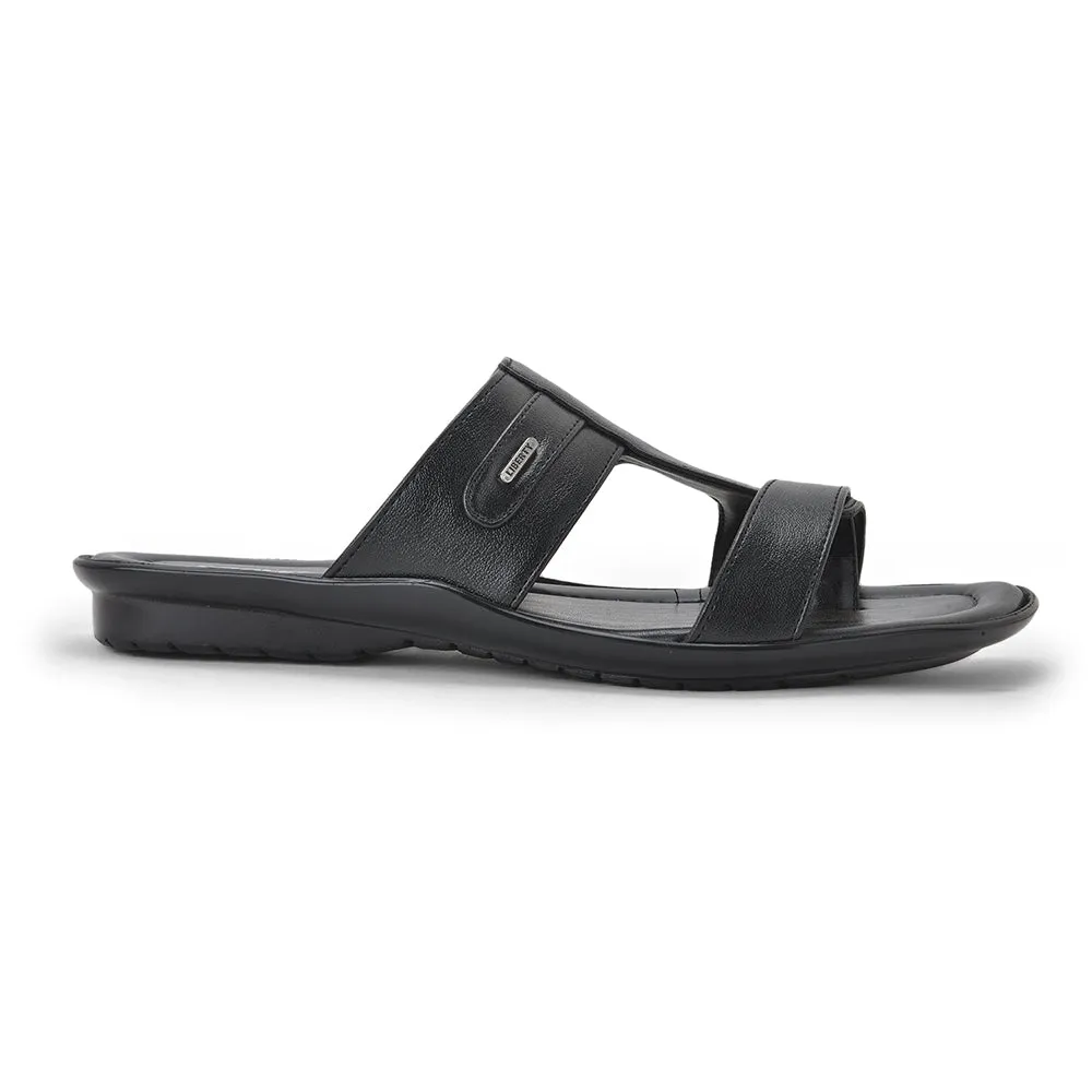 Coolers By Liberty LAF-227 Pantoufles Décontractées Noires Pour Hommes