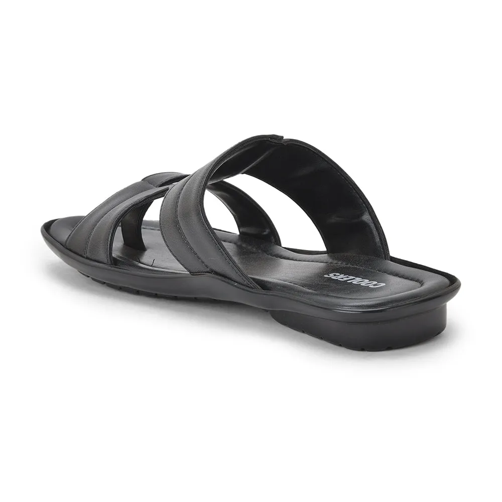 Coolers By Liberty LAF-227 Pantoufles Décontractées Noires Pour Hommes