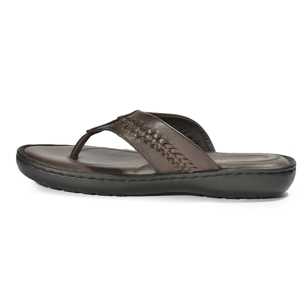 Coolers By Liberty LFL-11 Pantoufles Classiques Marron & Tongues Pour Hommes