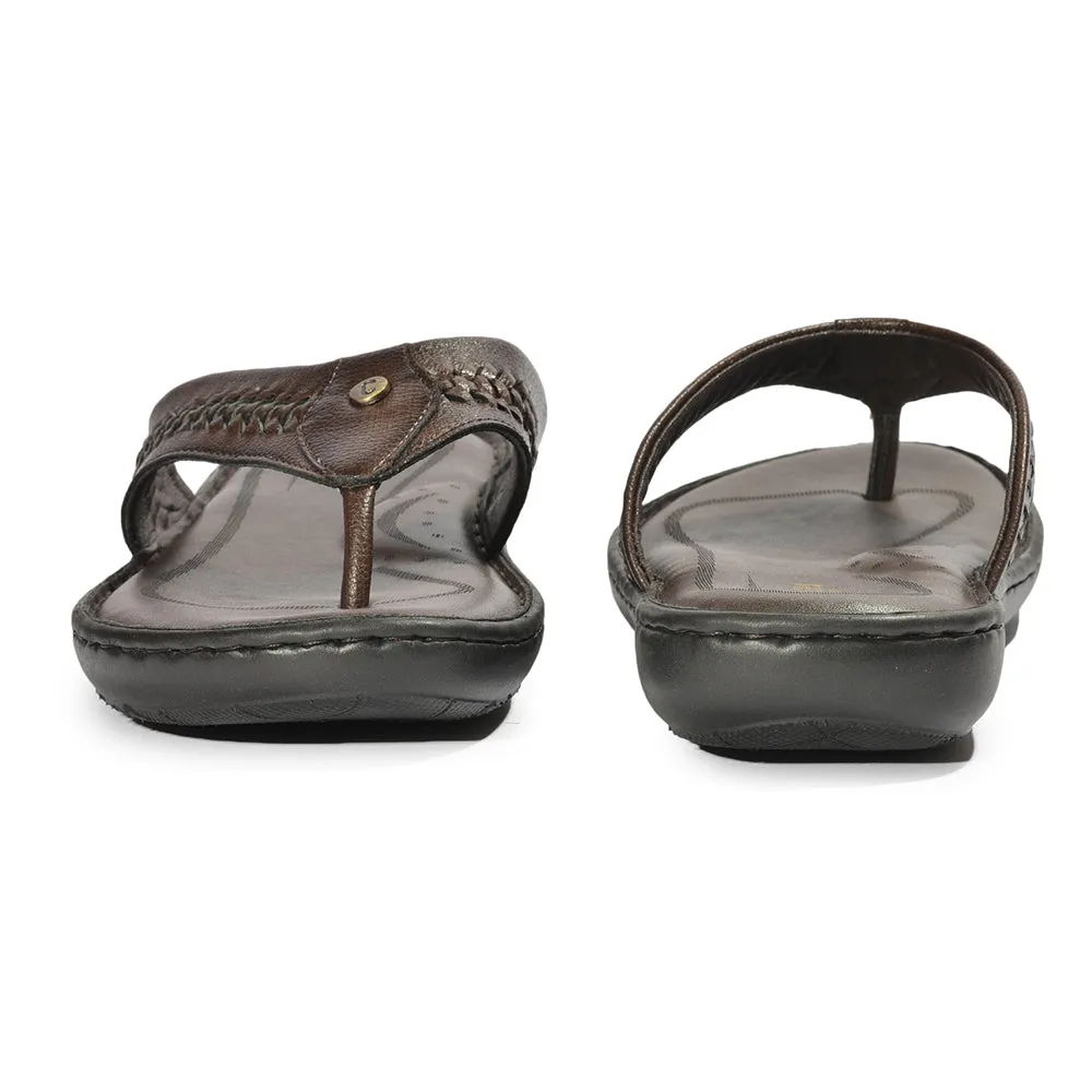 Coolers By Liberty LFL-11 Pantoufles Classiques Marron & Tongues Pour Hommes