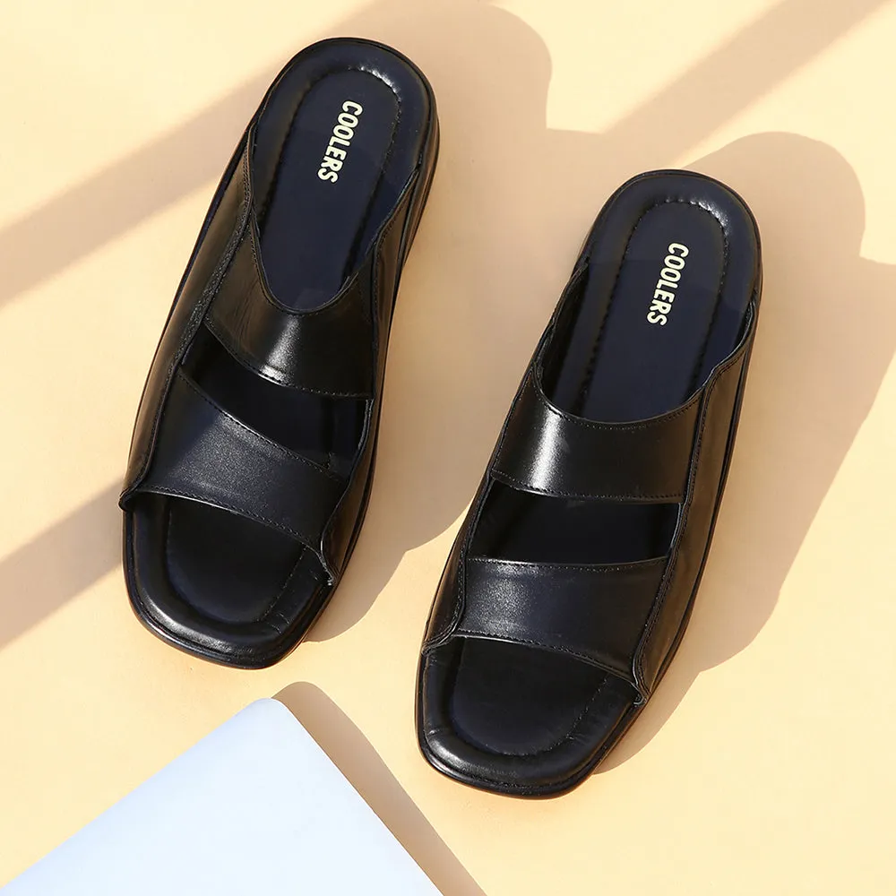 Chaussons décontractés noirs pour hommes Coolers 2013-10 par Liberty