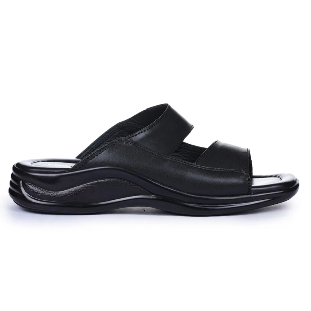Chaussons décontractés noirs pour hommes Coolers 2013-10 par Liberty