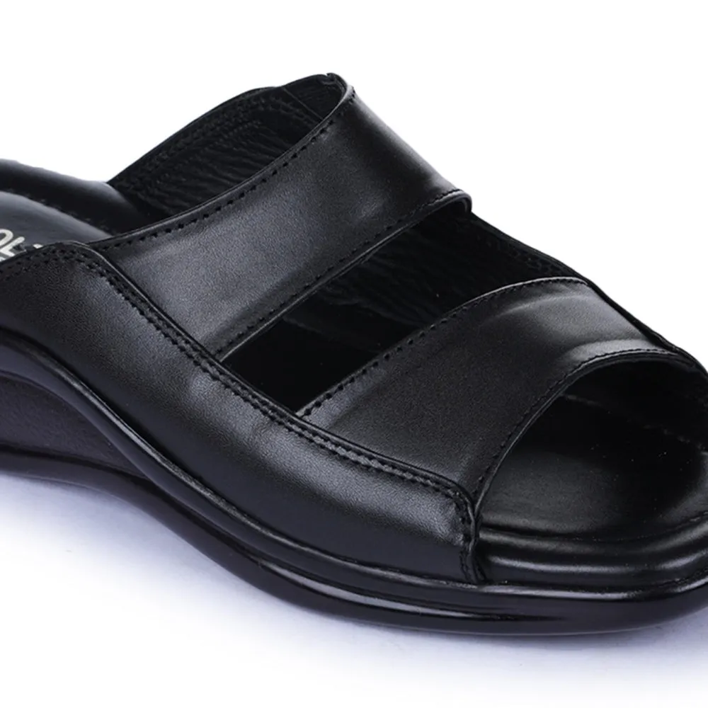 Chaussons décontractés noirs pour hommes Coolers 2013-10 par Liberty