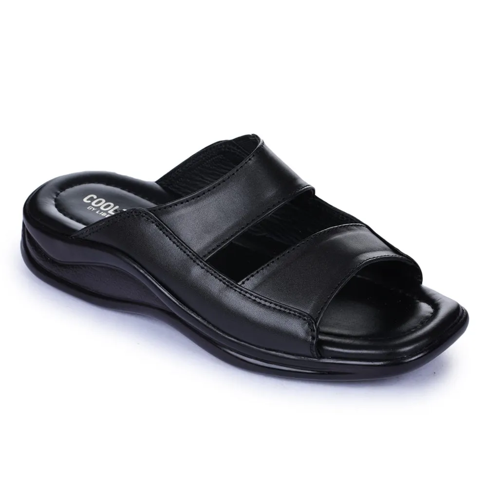 Chaussons décontractés noirs pour hommes Coolers 2013-10 par Liberty