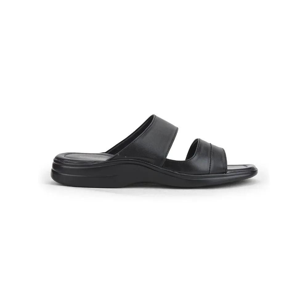 Chaussons décontractés Coolers (Noir) pour Hommes 2050-S209 par Liberty