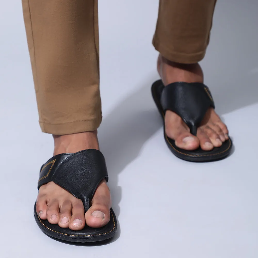 Chaussons décontractés noirs pour hommes AVN-15 par Liberty