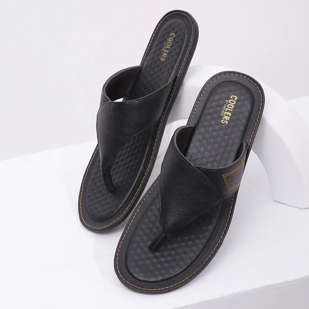 Chaussons décontractés noirs pour hommes AVN-15 par Liberty