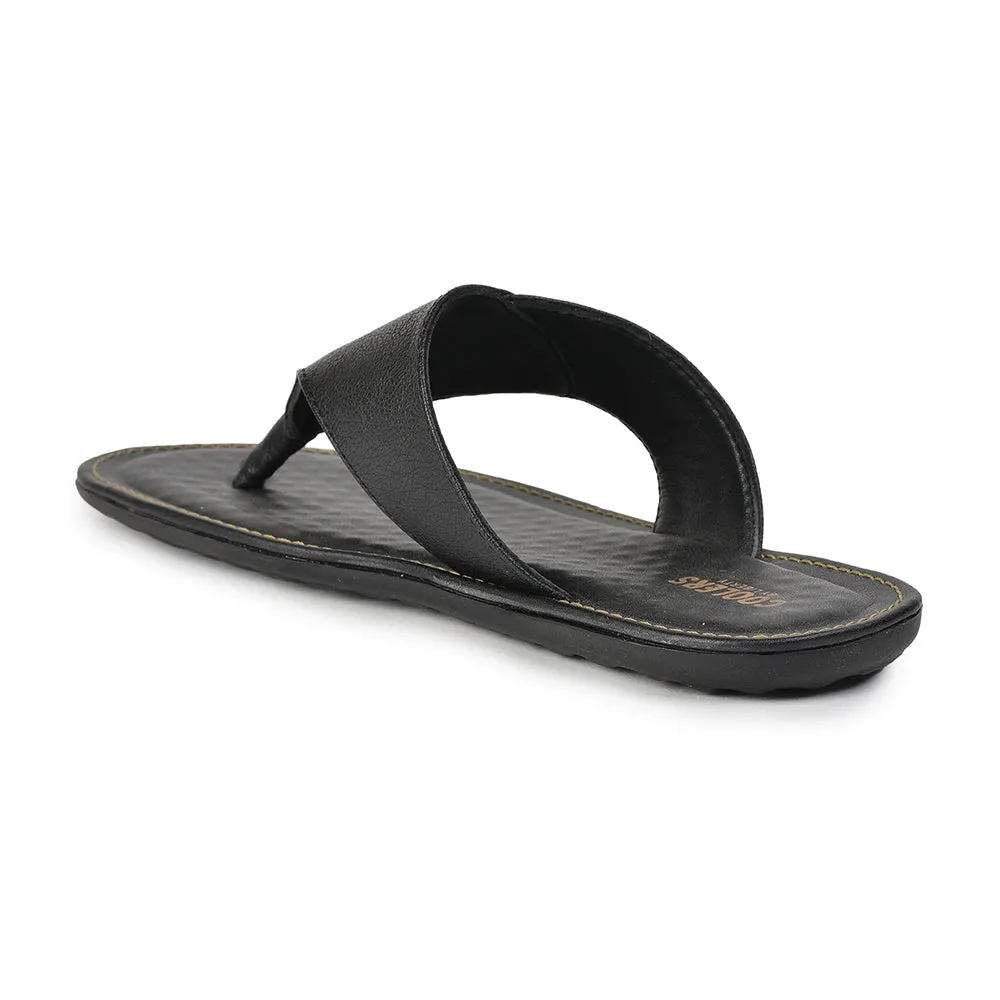 Chaussons décontractés noirs pour hommes AVN-15 par Liberty