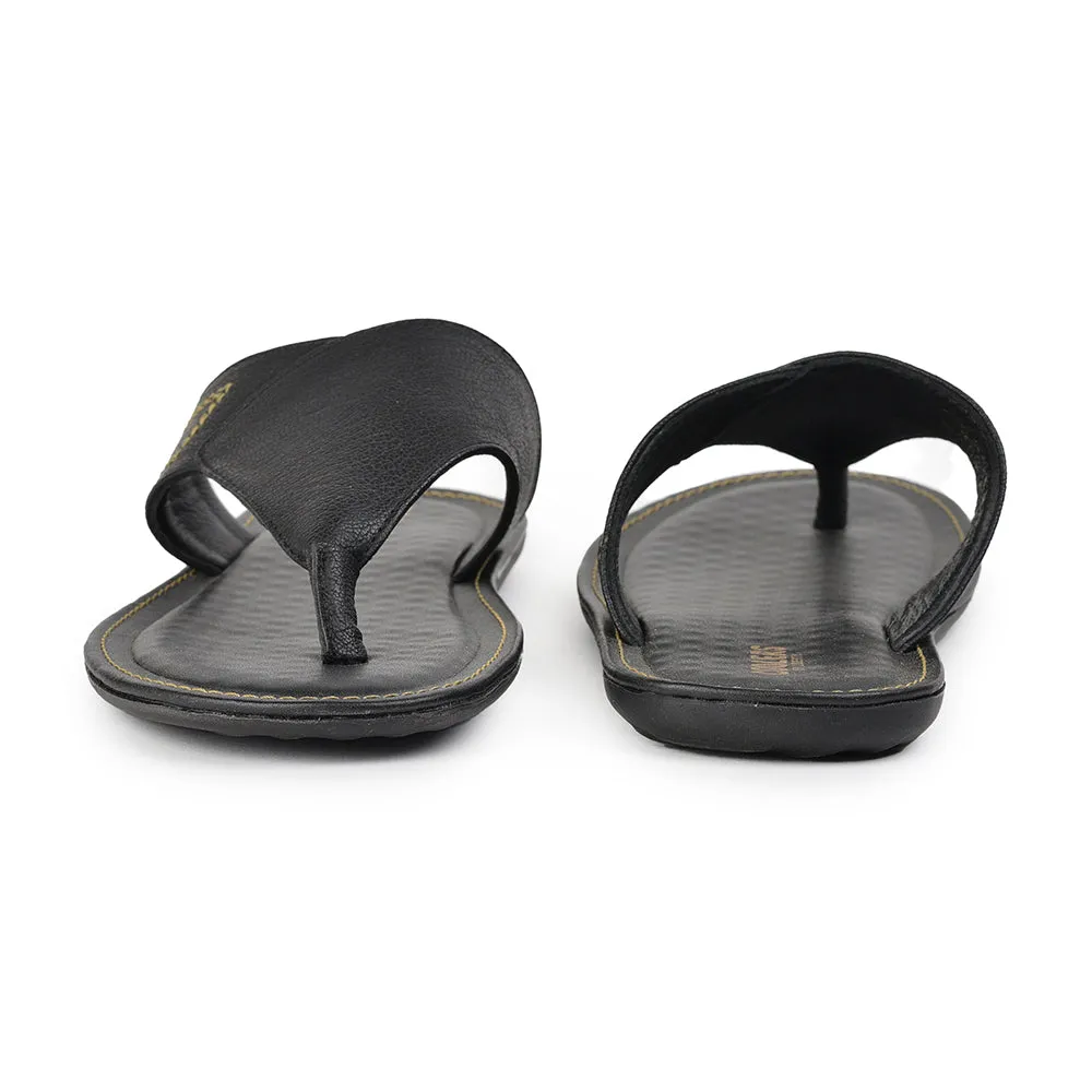 Chaussons décontractés noirs pour hommes AVN-15 par Liberty