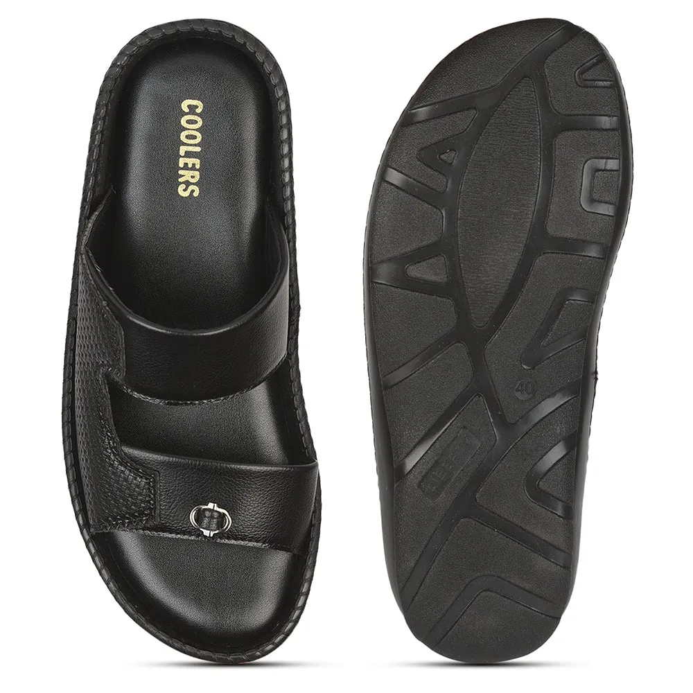 Chaussons décontractés Coolers (Noir) pour hommes AVN-21 par Liberty