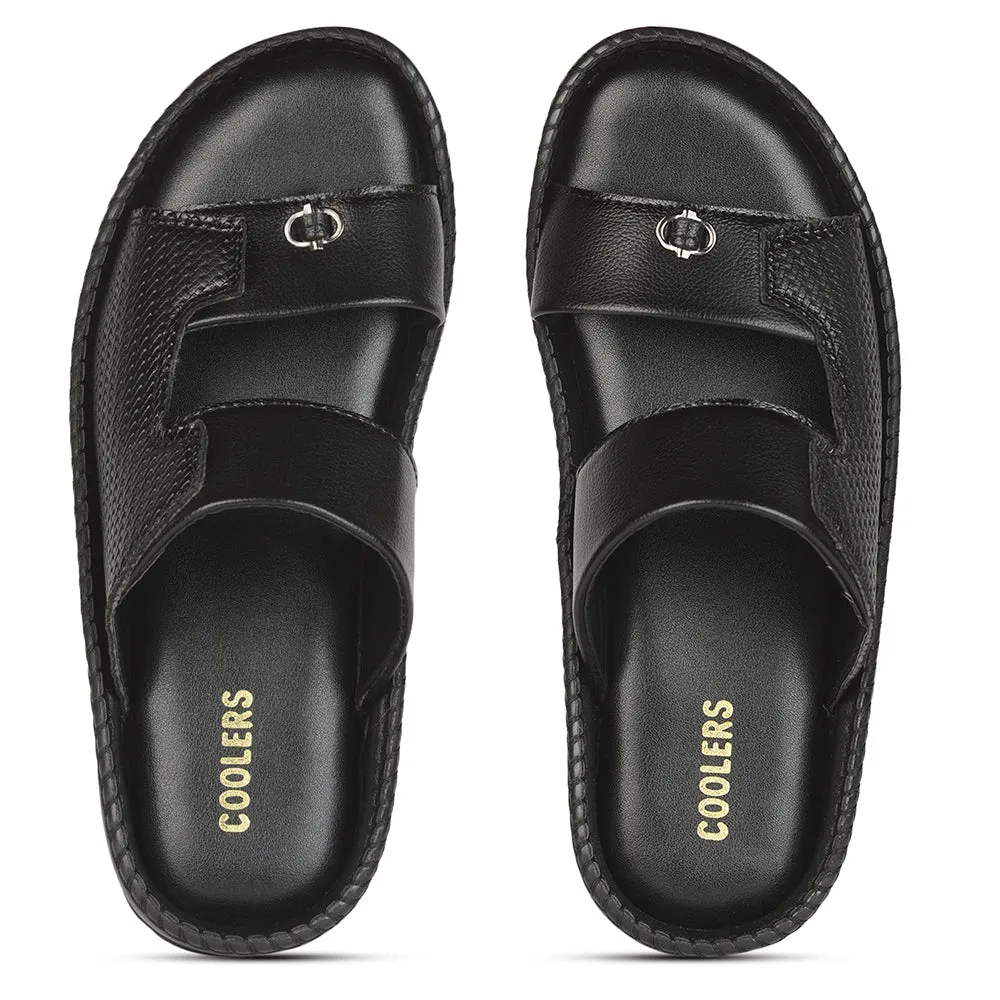 Chaussons décontractés Coolers (Noir) pour hommes AVN-21 par Liberty