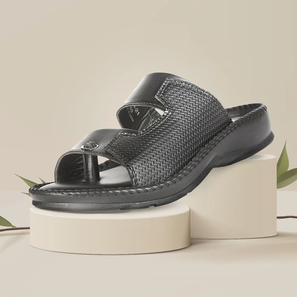 Chaussons décontractés Coolers (Noir) pour hommes AVN-21 par Liberty