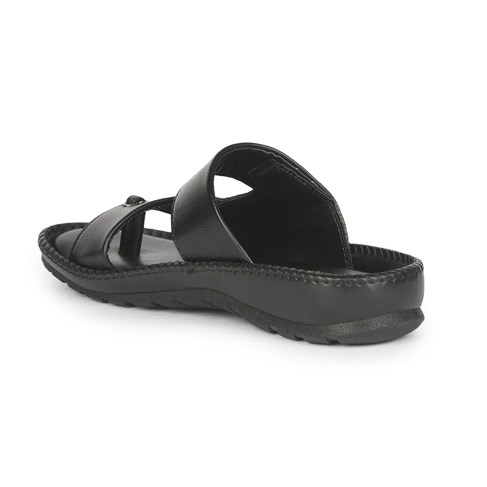 Chaussons décontractés Coolers (Noir) pour hommes AVN-21 par Liberty