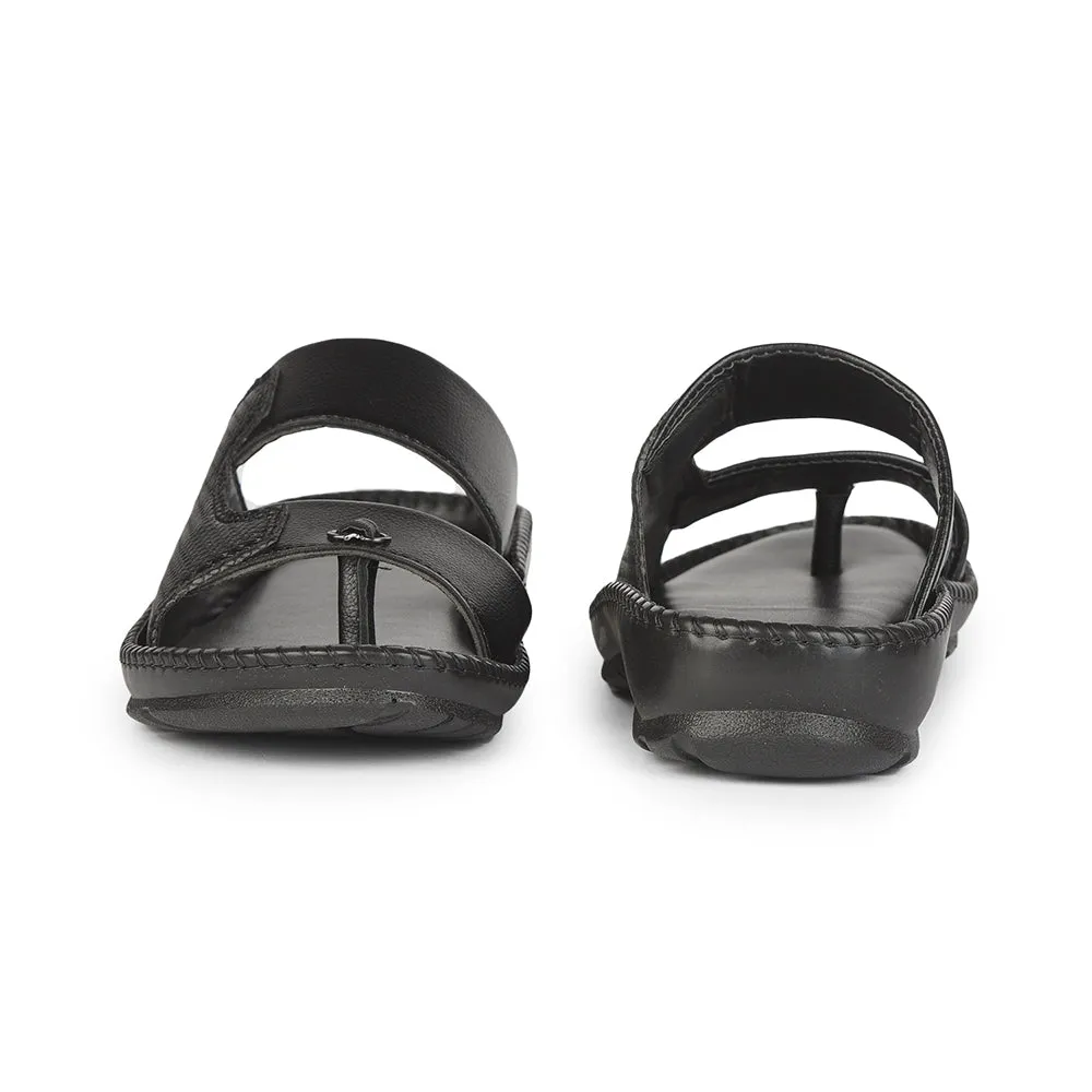 Chaussons décontractés Coolers (Noir) pour hommes AVN-21 par Liberty