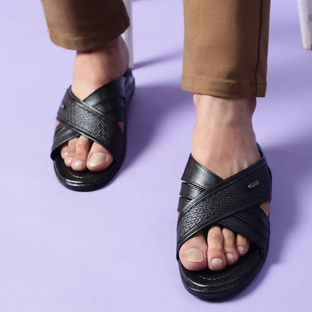 Coolers Pantoufles Décontractées Noires Pour Hommes DON By Liberty