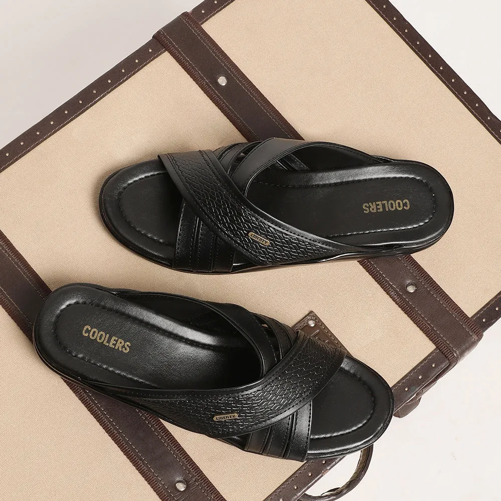 Coolers Pantoufles Décontractées Noires Pour Hommes DON By Liberty