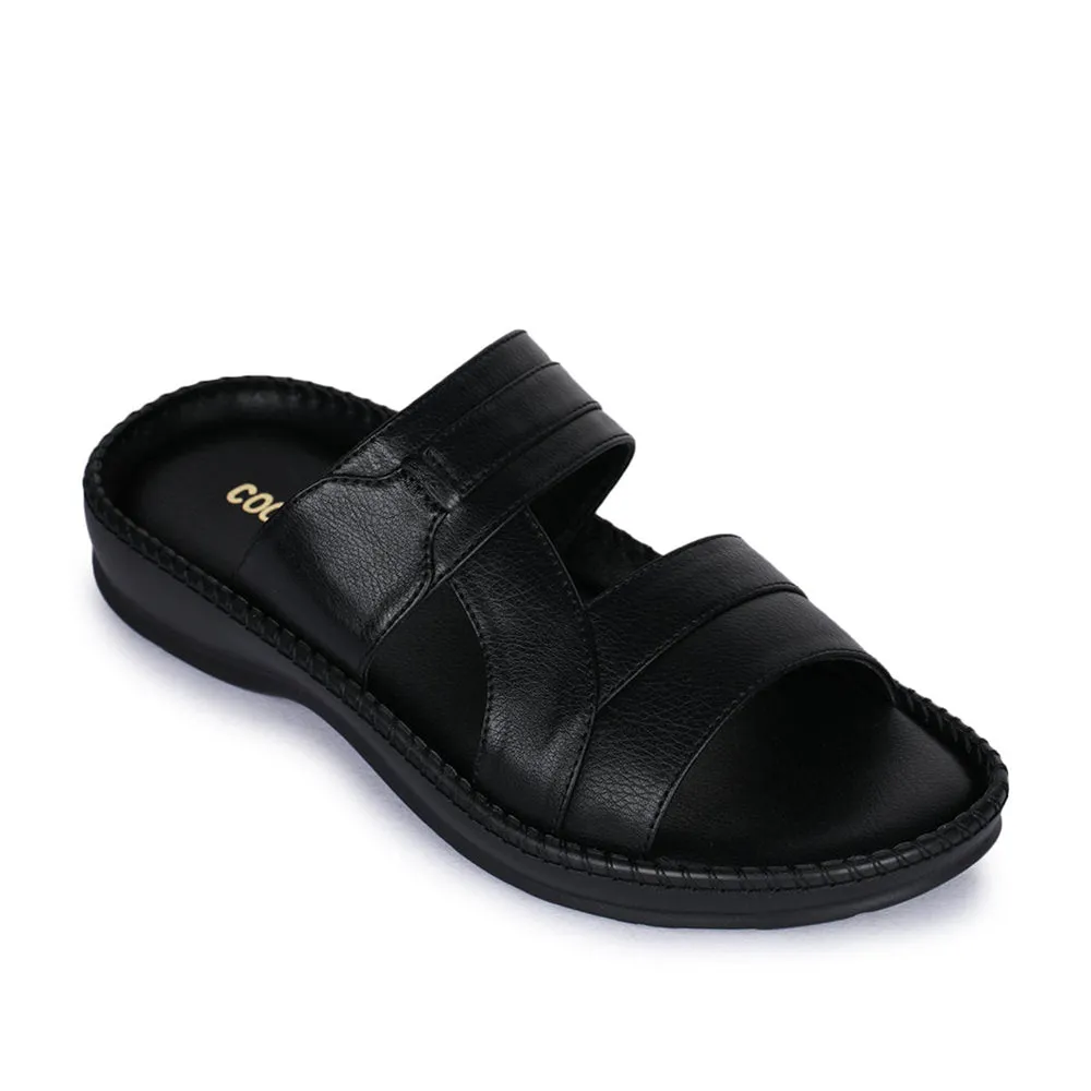 Chaussons décontractés Coolers (Noir) pour hommes K2-01 par Liberty