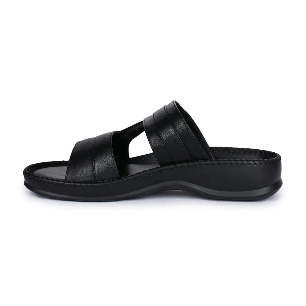 Chaussons décontractés Coolers (Noir) pour hommes K2-01 par Liberty