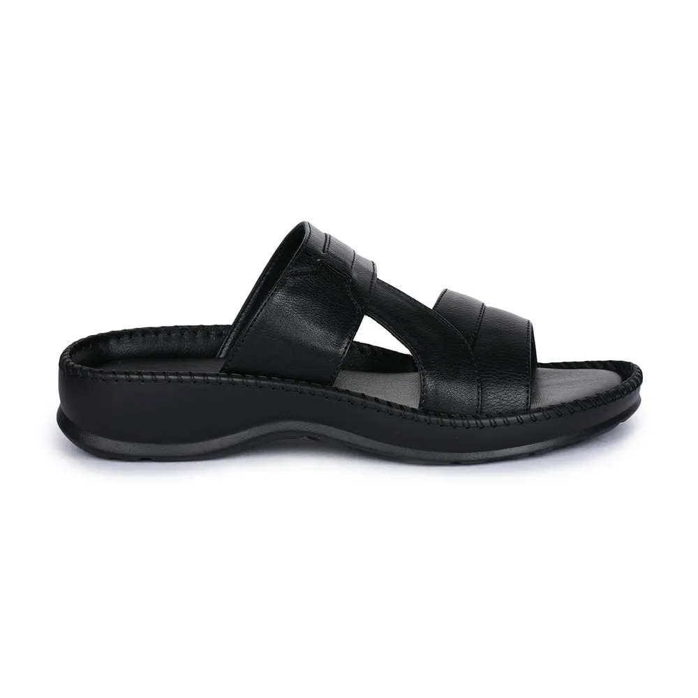 Chaussons décontractés Coolers (Noir) pour hommes K2-01 par Liberty