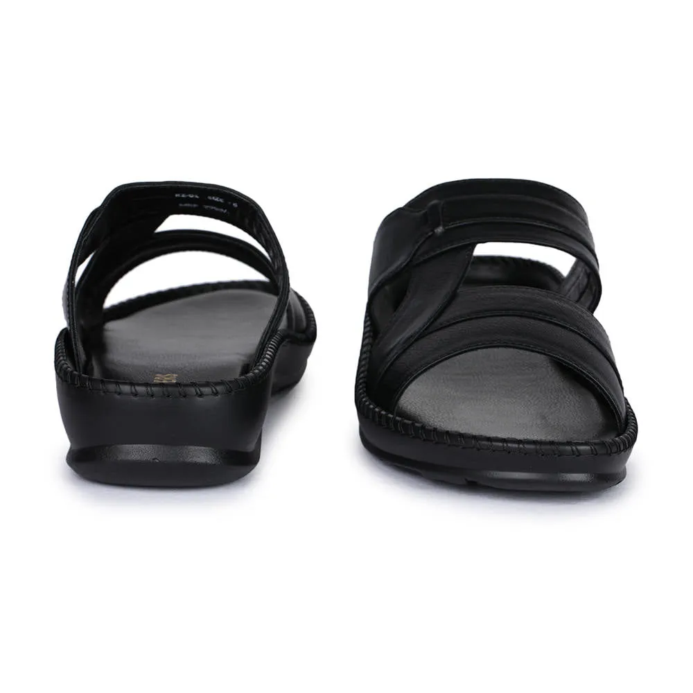 Chaussons décontractés Coolers (Noir) pour hommes K2-01 par Liberty