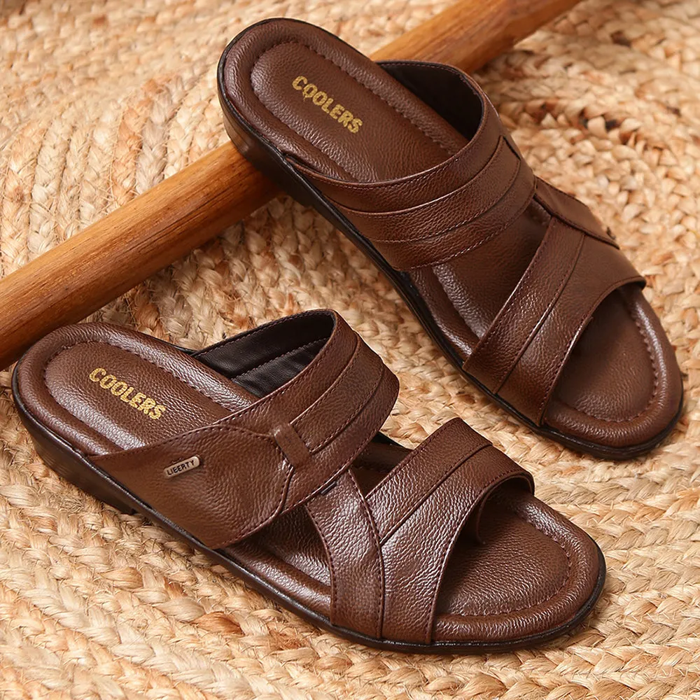 Chaussons décontractés Coolers (Marron) pour Hommes 7153-601N par Liberty