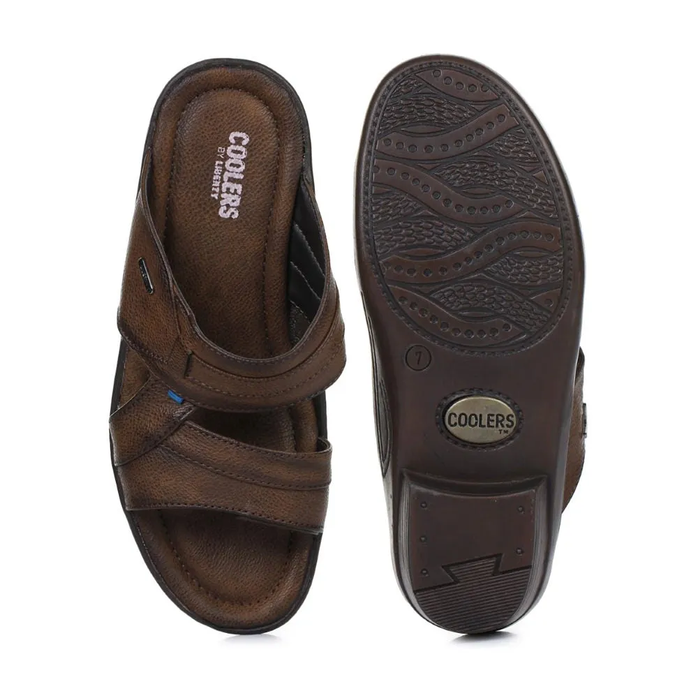 Chaussons décontractés Coolers (Marron) pour Hommes 7153-601N par Liberty