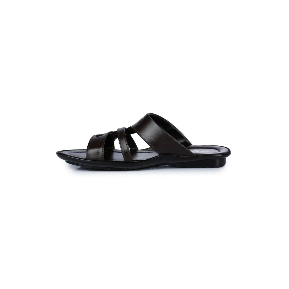 Chaussons Décontractés Marron Pour Hommes COOL99-1 Par Liberty