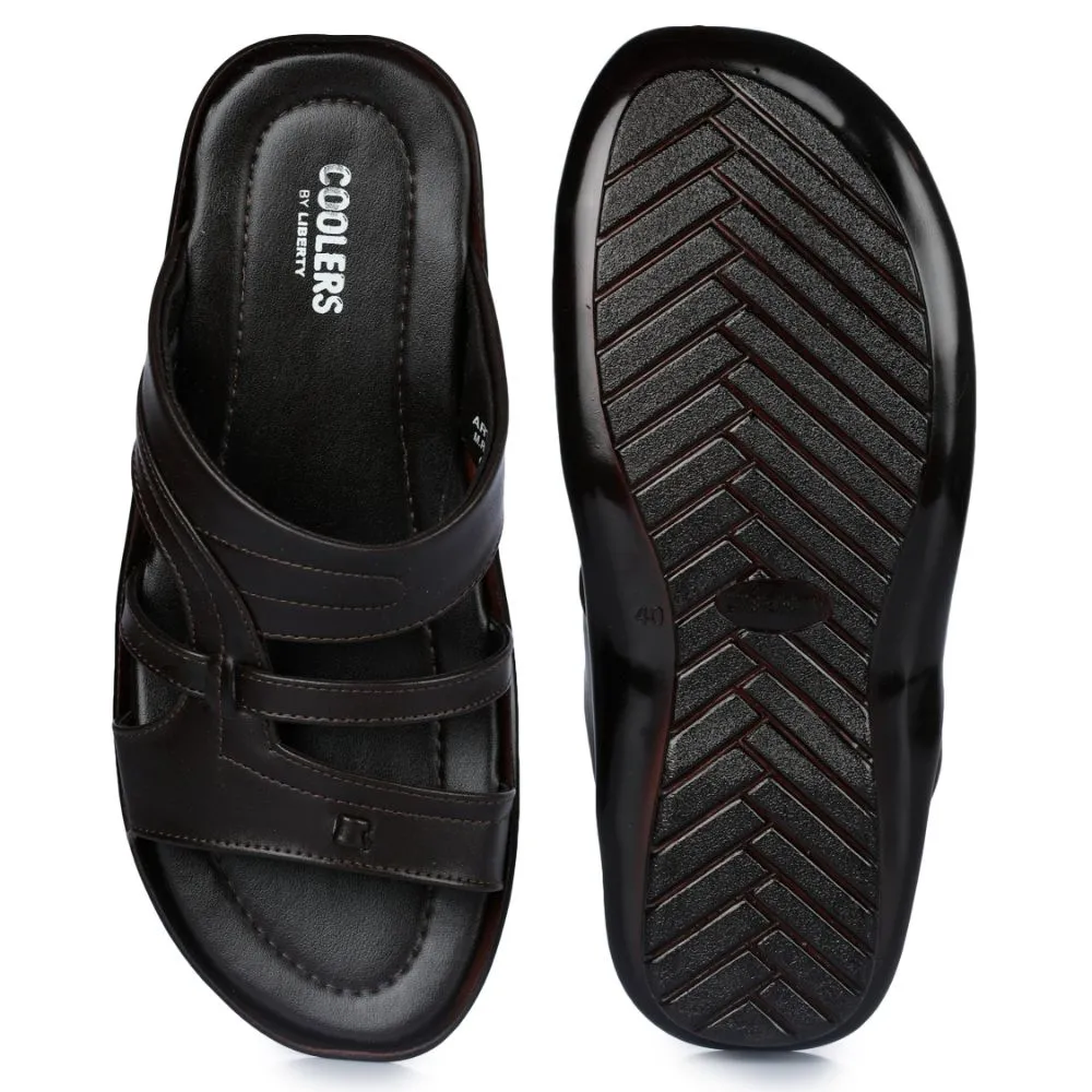 Chaussons Décontractés Marron Pour Hommes COOL99-1 Par Liberty