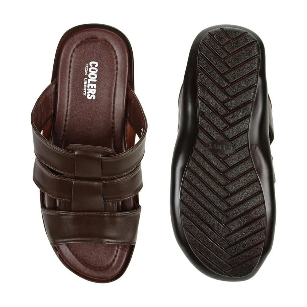 Chaussons décontractés Liberty pour hommes COOL99-3 (Marron)