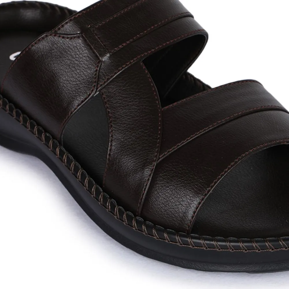 Chaussons décontractés Liberty (Marron) pour hommes K2-01