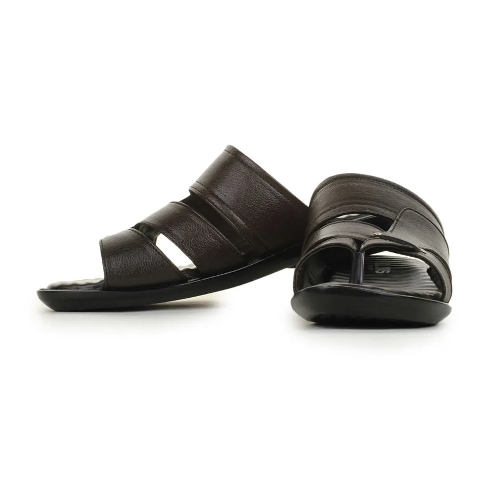 Chaussons décontractés marron pour hommes TRL-113 par Liberty