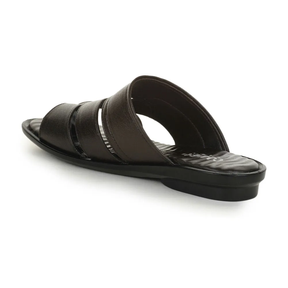 Chaussons décontractés marron pour hommes TRL-113 par Liberty