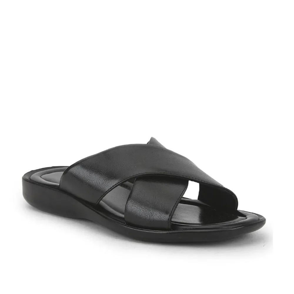 Chaussons décontractés Coolers pour hommes (Noir) CROSS-1E par Liberty