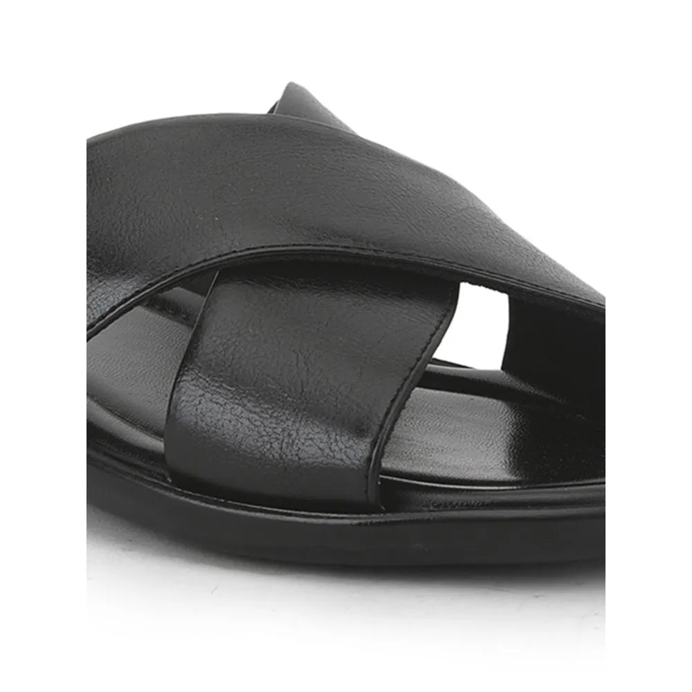 Chaussons décontractés Coolers pour hommes (Noir) CROSS-1E par Liberty
