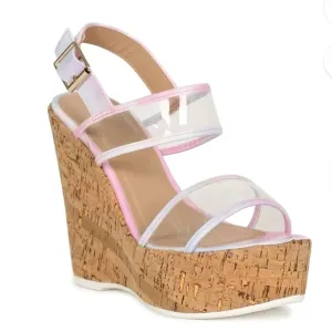 Cotton Candy Wedge In Pink ecco Shoes