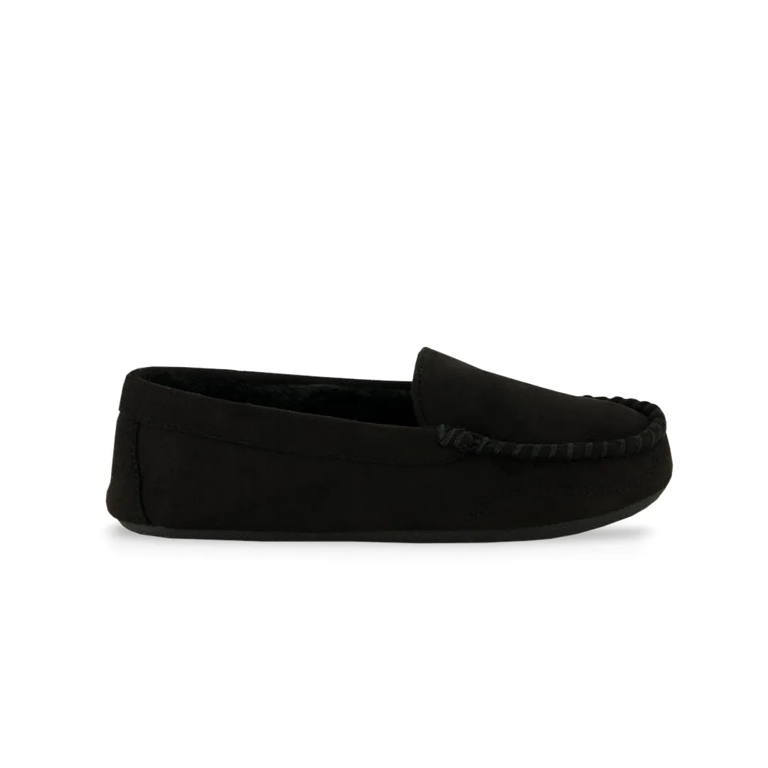 Dakota Fleece - Pantoufles à mémoire de forme pour femme (SLF5976ADF BLK)