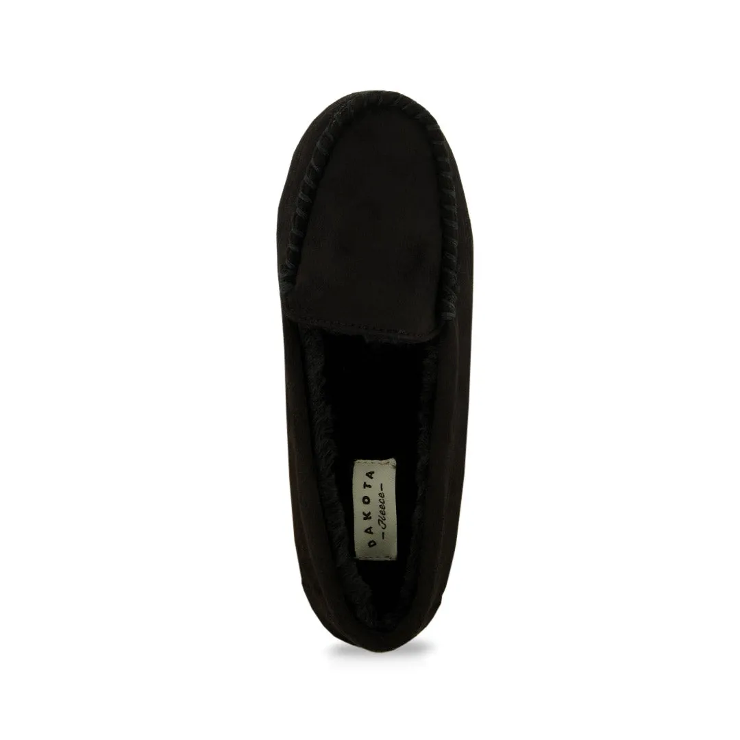 Dakota Fleece - Pantoufles à mémoire de forme pour femme (SLF5976ADF BLK)
