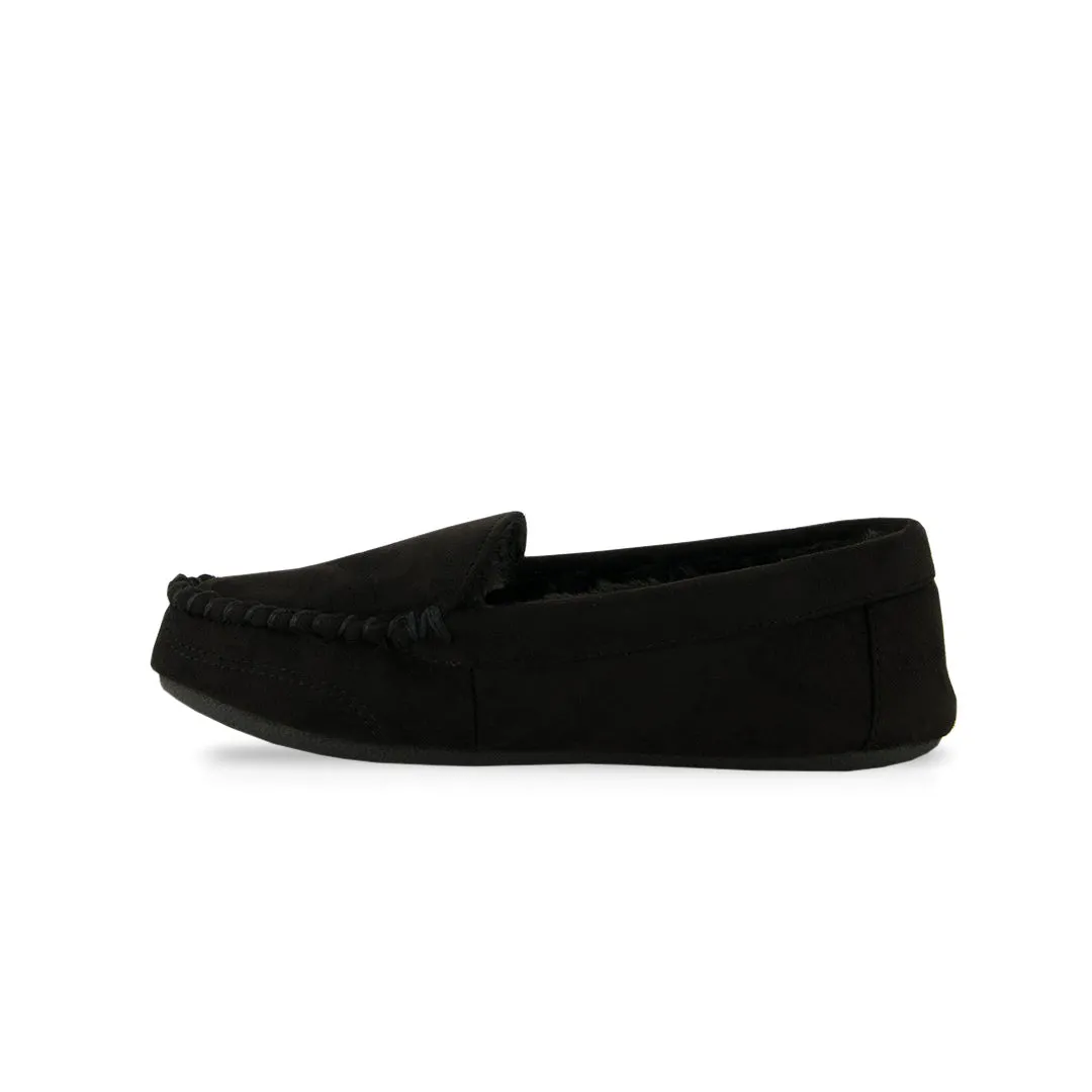 Dakota Fleece - Pantoufles à mémoire de forme pour femme (SLF5976ADF BLK)