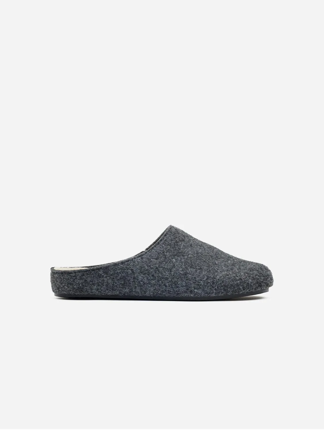 Mules Végétaliennes pour Femmes Date | Gris Foncé