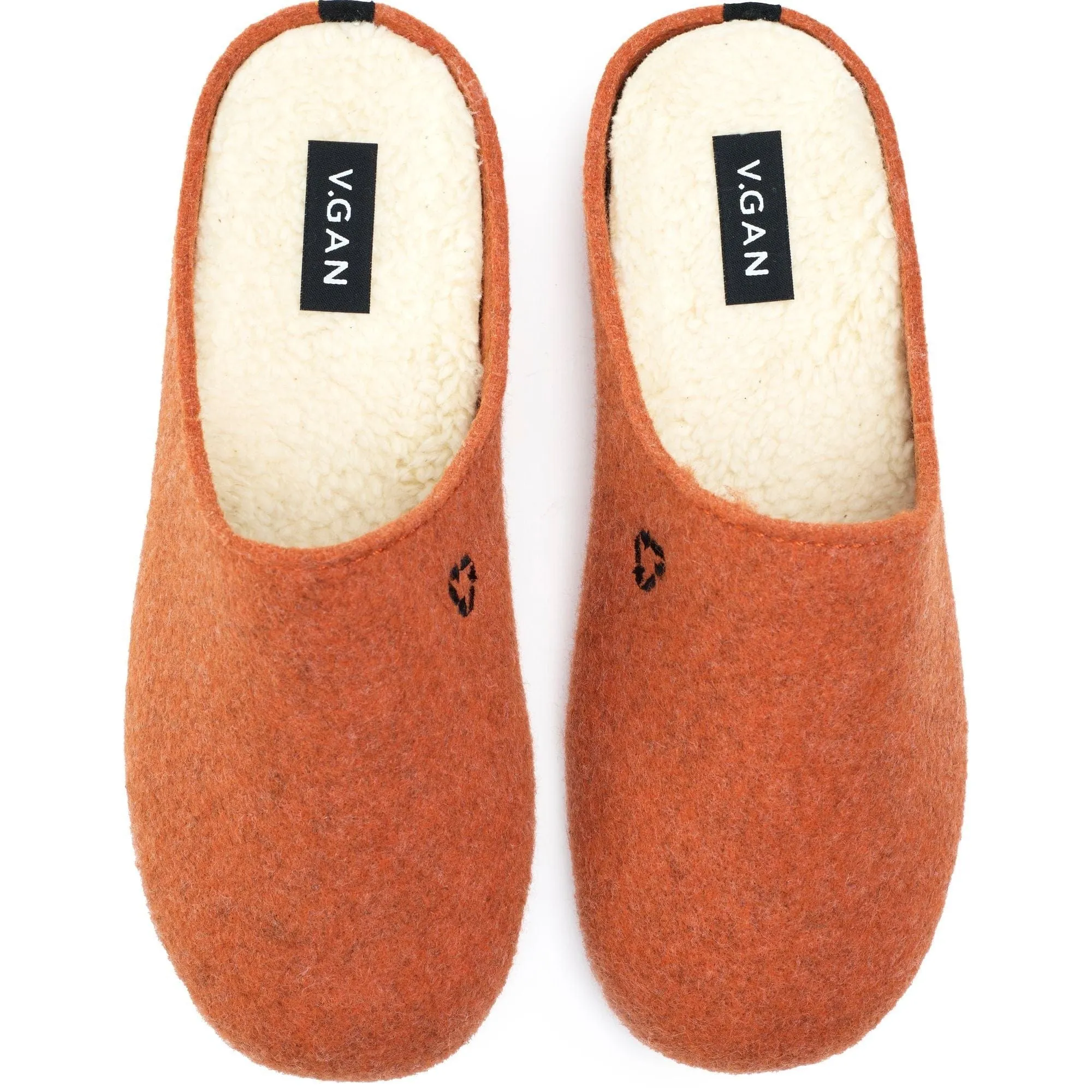 Mules Végétaliennes pour Femmes Date | Orange