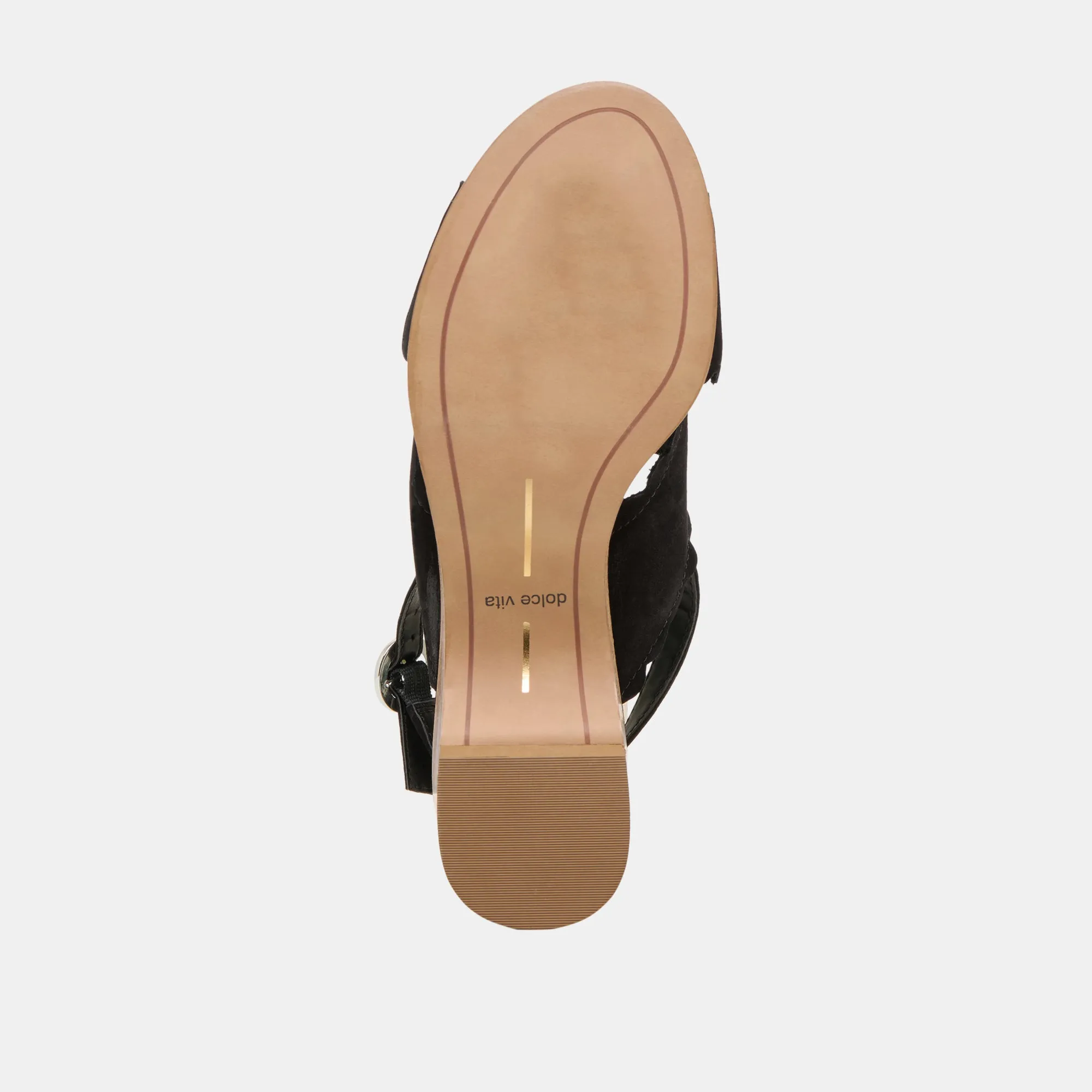 DILION WEDGES NUBUCK NOIR