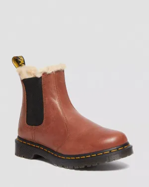Dr Martens Shoes 2976 Leonore Farrier Boots in Saddle Tan
