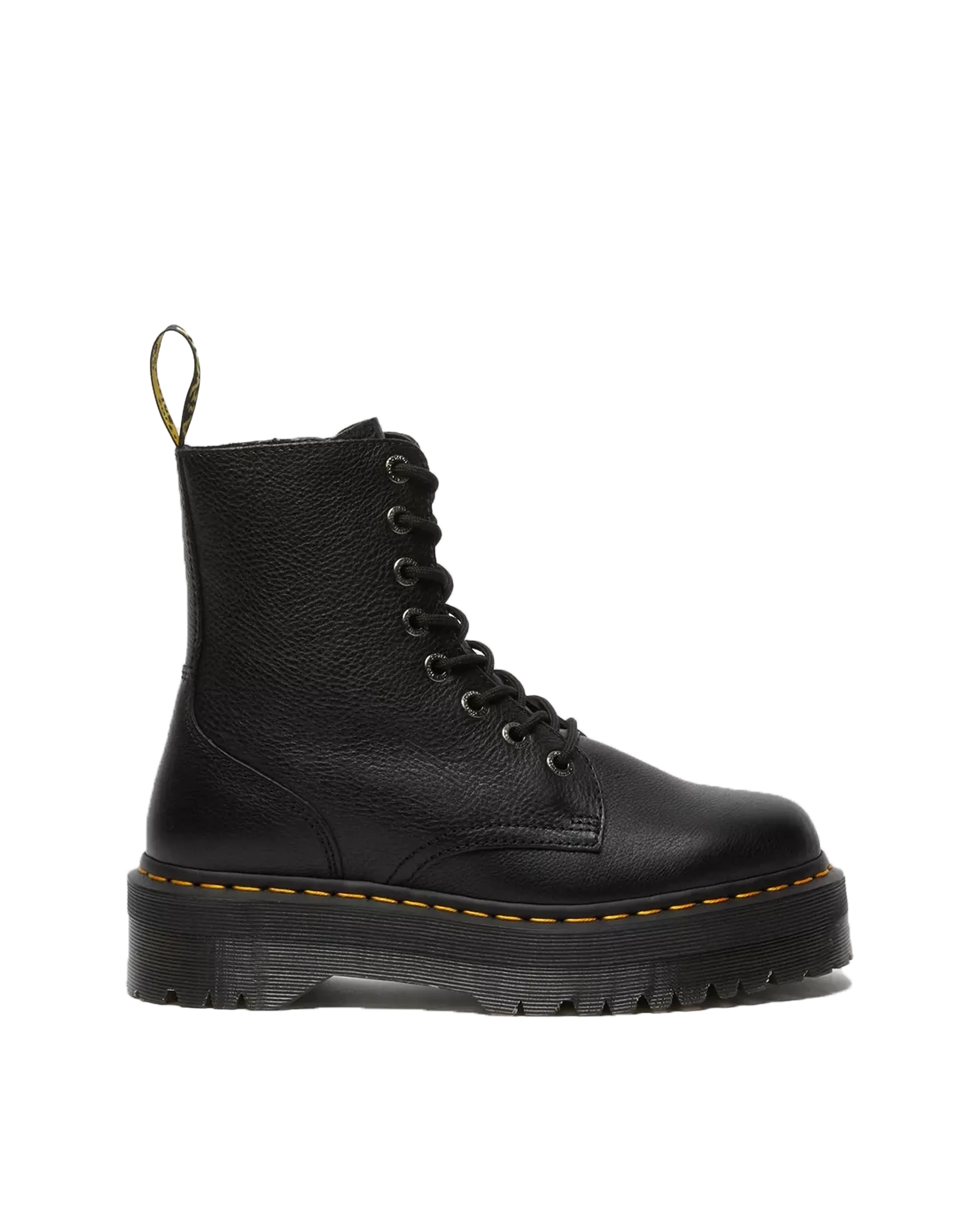 Dr Martens Chaussures Jadon III Bottes à Plateforme en Cuir Pisa Noir