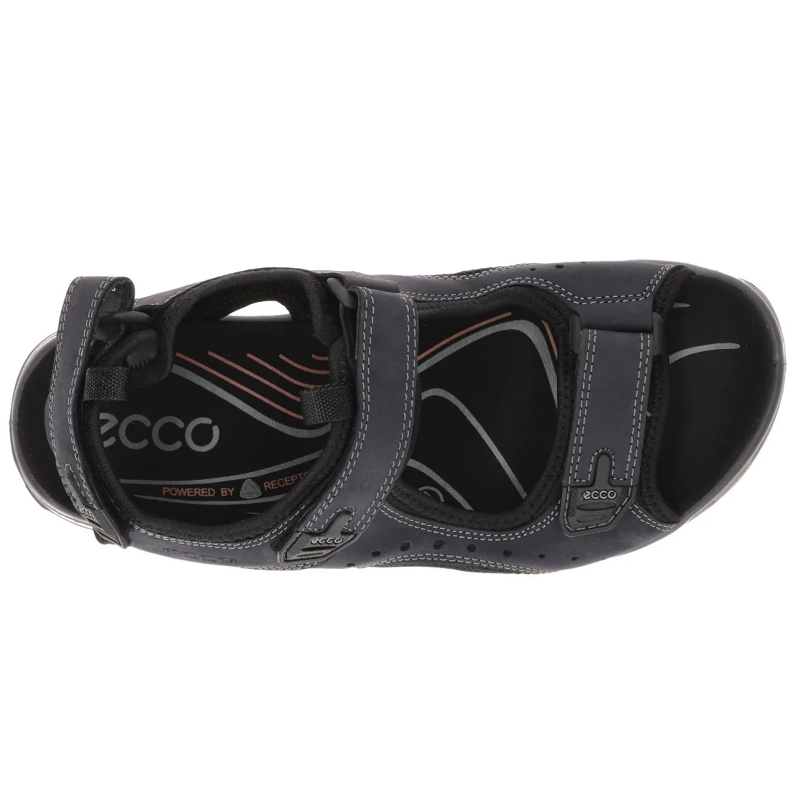 Ecco Offroad Nubuck Sandales Homme à Scratch Ecco Chaussures