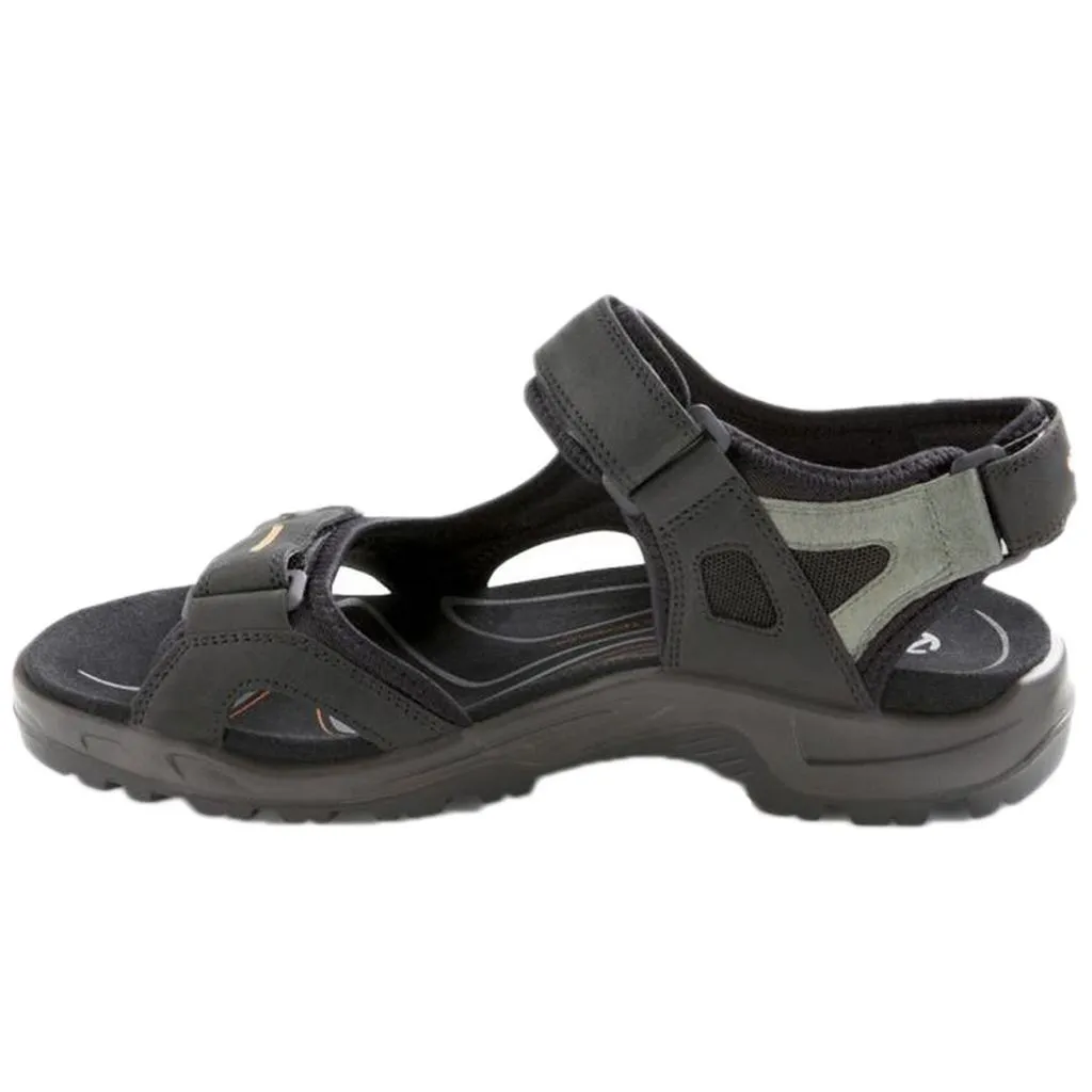 Ecco Offroad Sandales décontractées pour hommes en cuir nubuck huilé chaussures Ecco