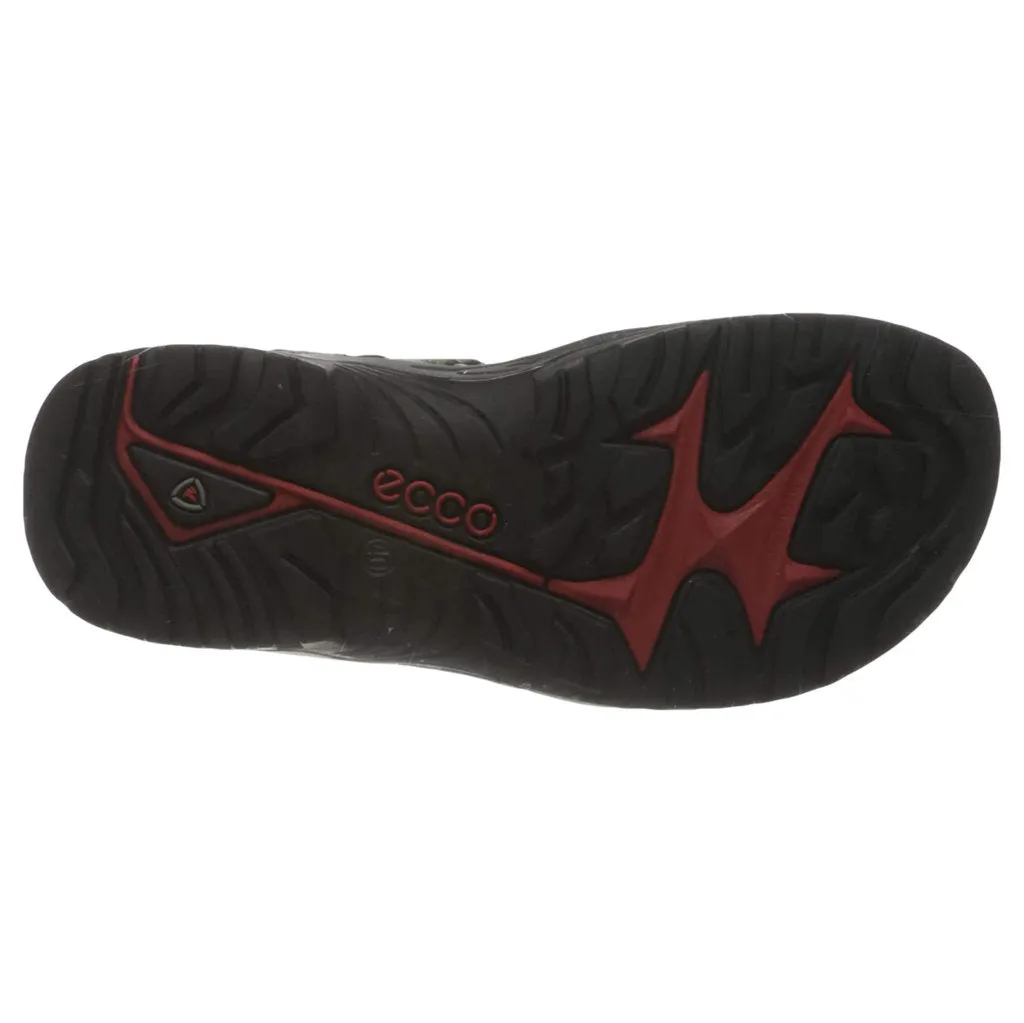 Ecco Offroad Sandales décontractées pour hommes en cuir nubuck huilé chaussures Ecco