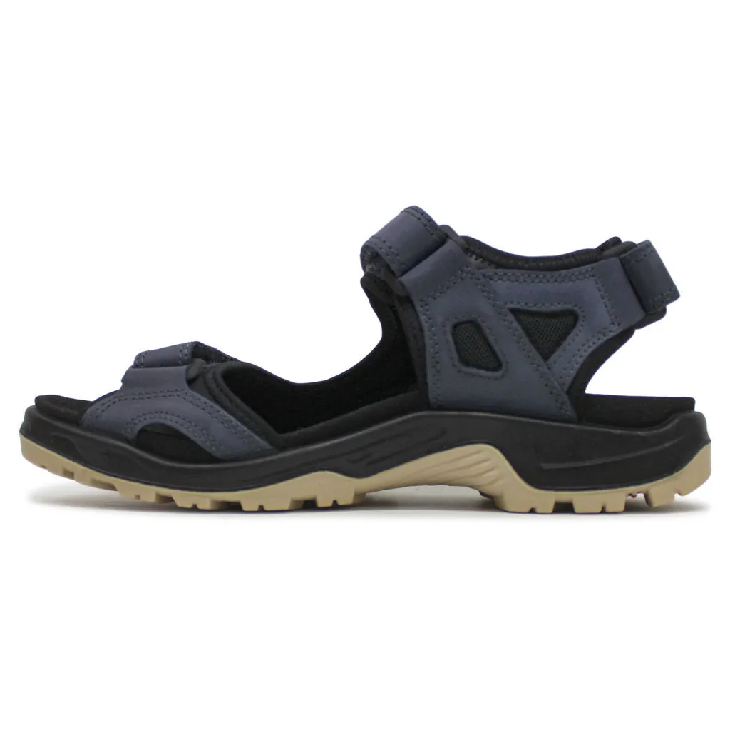 Ecco Offroad Sandales décontractées pour hommes en cuir nubuck huilé chaussures Ecco
