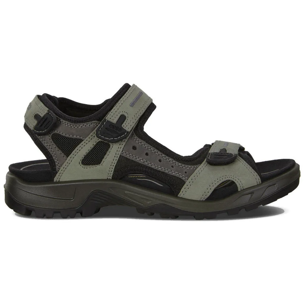 Ecco Offroad Sandales décontractées pour hommes en cuir nubuck huilé chaussures Ecco
