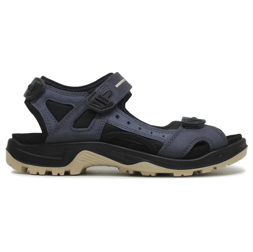 Ecco Offroad Sandales décontractées pour hommes en cuir nubuck huilé chaussures Ecco